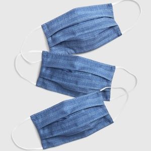🎁 GAP Adult Face Mask 3-Pack, Brand New, Blue Stripe